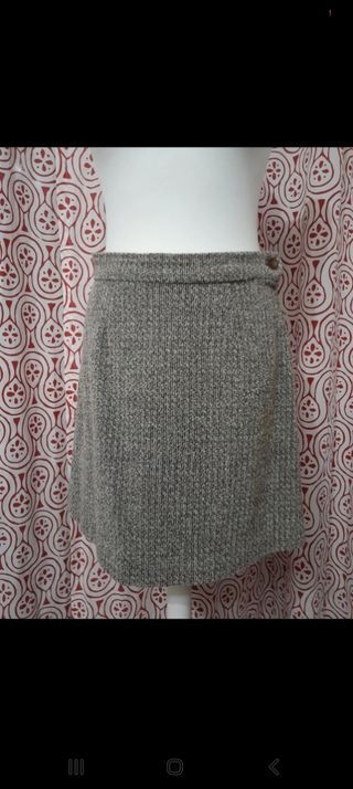 Gonna tailleur tweed vero vintage