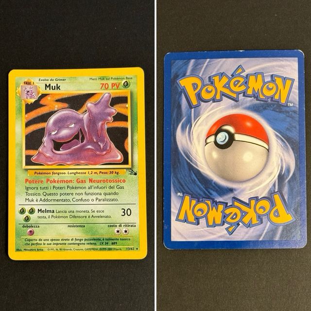 Carta pokèmon holo Muc