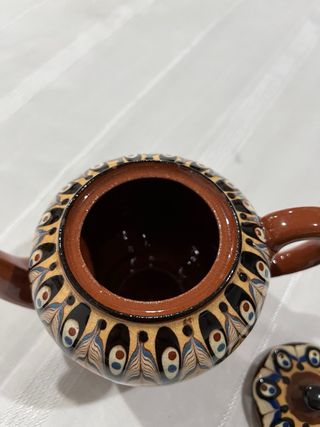 Teiera decorata
