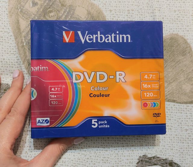 CD-RW, DVD-R, DVD-RW vergini VERBATIM