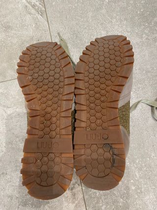 Zapatillas LIU JO, bambas con tela brilla, 40.