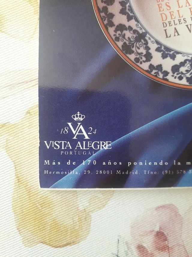 Vajillas de la A a la Z