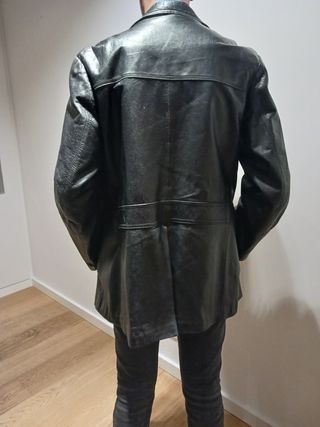 Cazadora de piel hombre