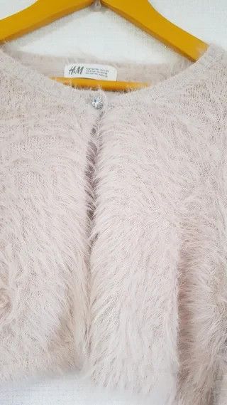 Chaqueta/Rebeca H&M Rosa empolvado.