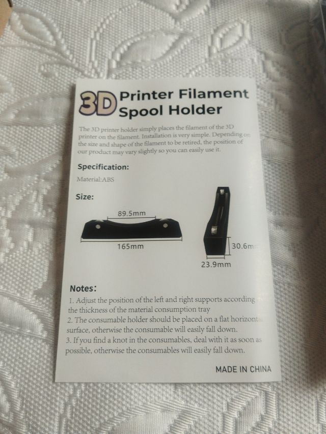 Porta filamento stampante 3D