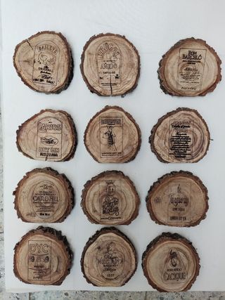 Centros de mesa madera