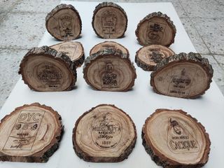 Centros de mesa madera