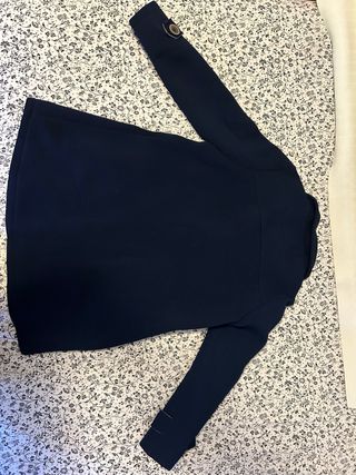 Cappottino blu con cappuccio