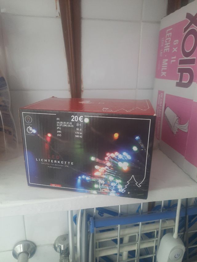 Luces navidad a pilas