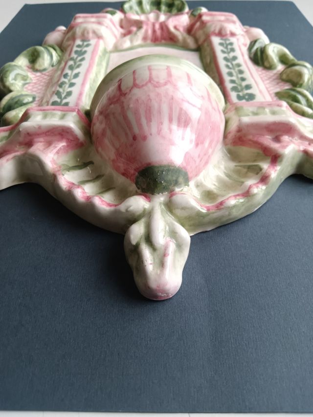 Acquasantiera ceramica vintage