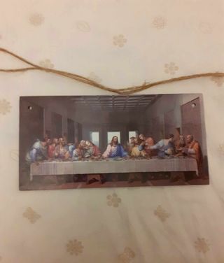 Poster su legno L ULTIMA CENA