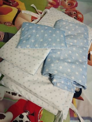 Chichonera cuna, funda nórdica, almohada y nórdic.
