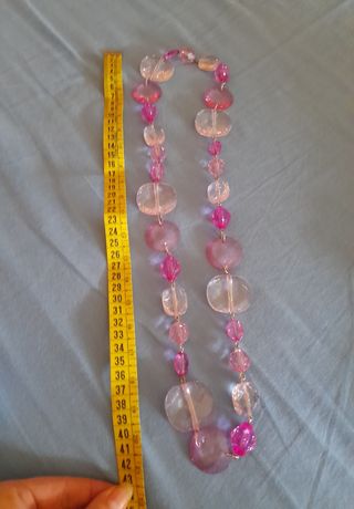 Collana in resina trasparente, handmade