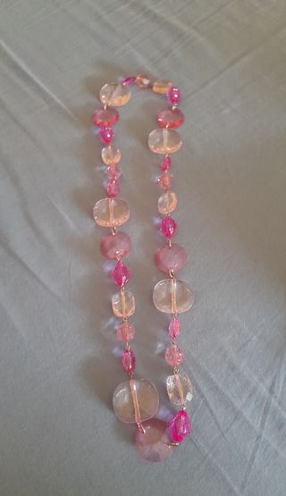 Collana in resina trasparente, handmade