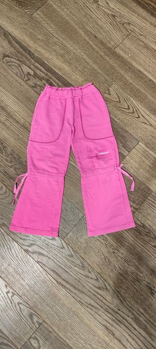 Pantaloni della tuta rosa da bambina