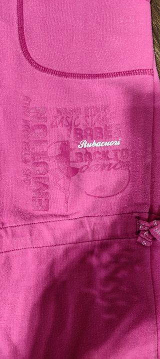 Pantaloni della tuta rosa da bambina