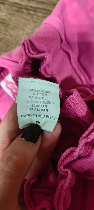 Pantaloni della tuta rosa da bambina