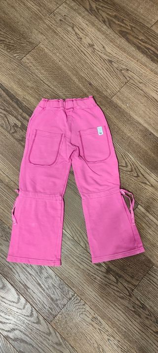 Pantaloni della tuta rosa da bambina