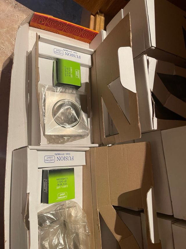 Lote de halógenos empotrables