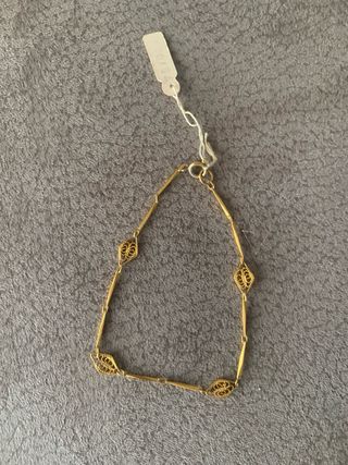 Pulsera chapada en oro a estrenar