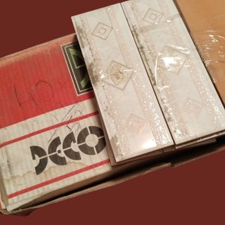 4 Cenefas Cerámica Terracota Baldosas