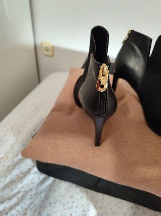 Botines de tacón de zara