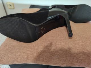 Botines de tacón de zara