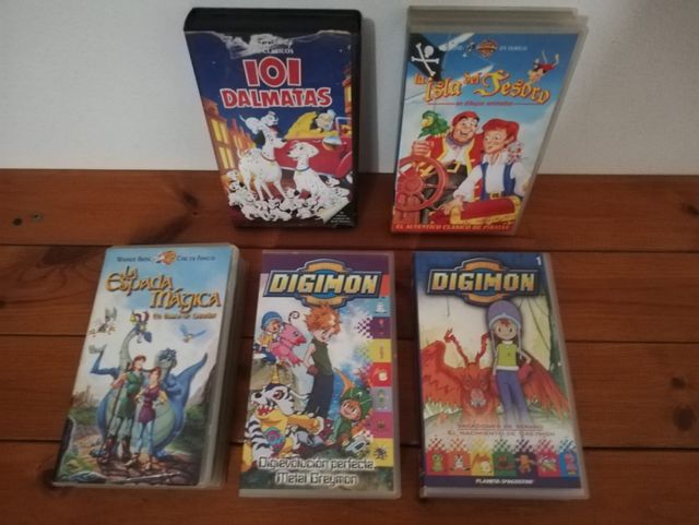 Lote de 5 películas VHS infantiles todas a 5 euros