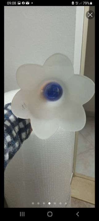 Portacandele in vetro murano