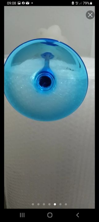 Portacandele in vetro murano