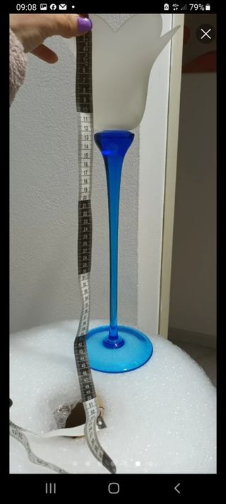 Portacandele in vetro murano