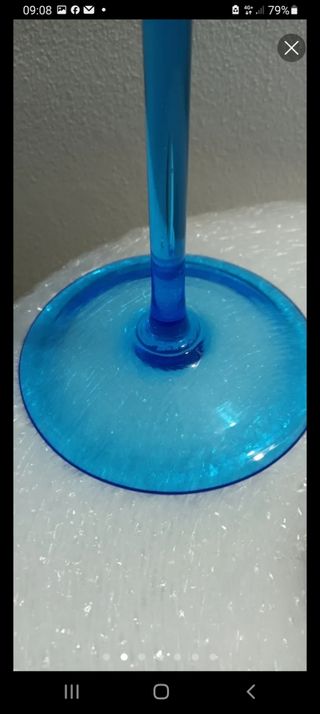 Portacandele in vetro murano