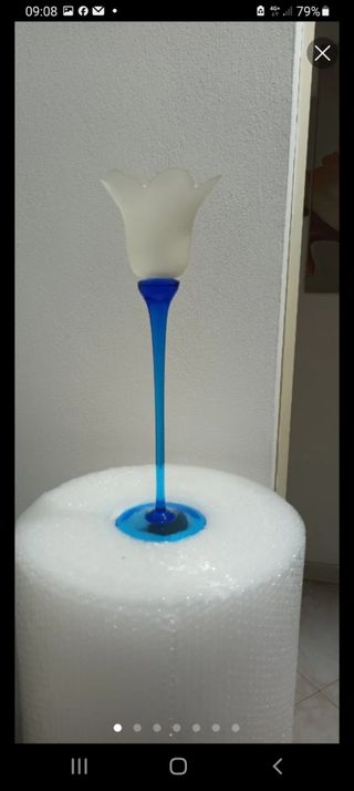 Portacandele in vetro murano