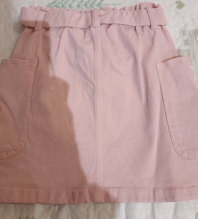 Falda tejana rosa 9- 10 años