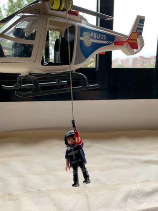 Helicóptero Policía Playmobil