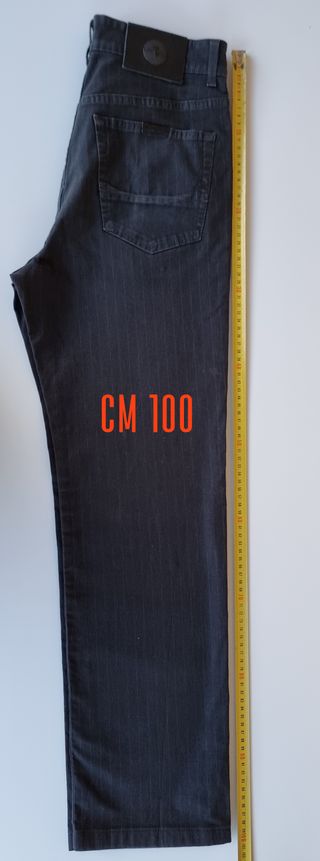 Trussardi pantalone rigato uomo