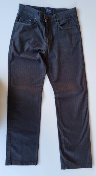 Trussardi pantalone rigato uomo