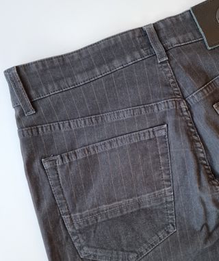 Trussardi pantalone rigato uomo