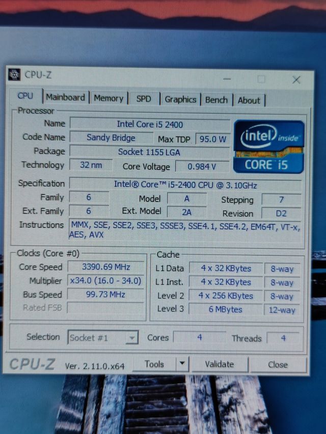 Ordenador Torre Intel i5 8Gb 500gb 5770