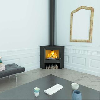 ESTUFA DE LEÑA RINCONERA  8KW