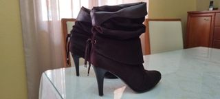 Botines mujer marrón 