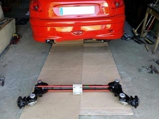 Casquillos aluminio puente trasero Peugeot 206