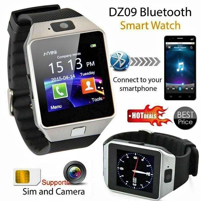 RELOJ INTELIGENTE BLANCO CON TARJETA SIM BLUETOOCH