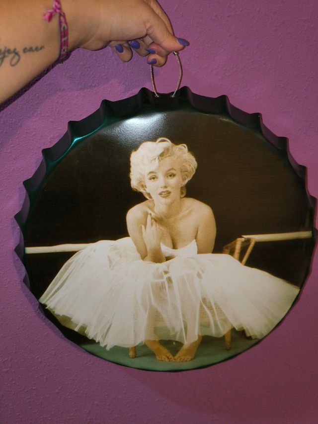Chapa decoración Marilyn Monroe