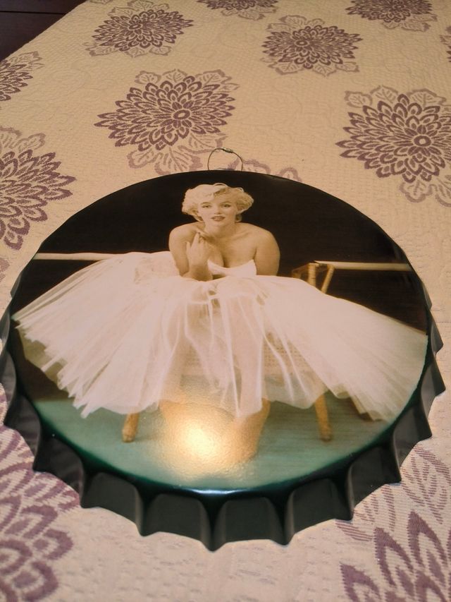 Chapa decoración Marilyn Monroe