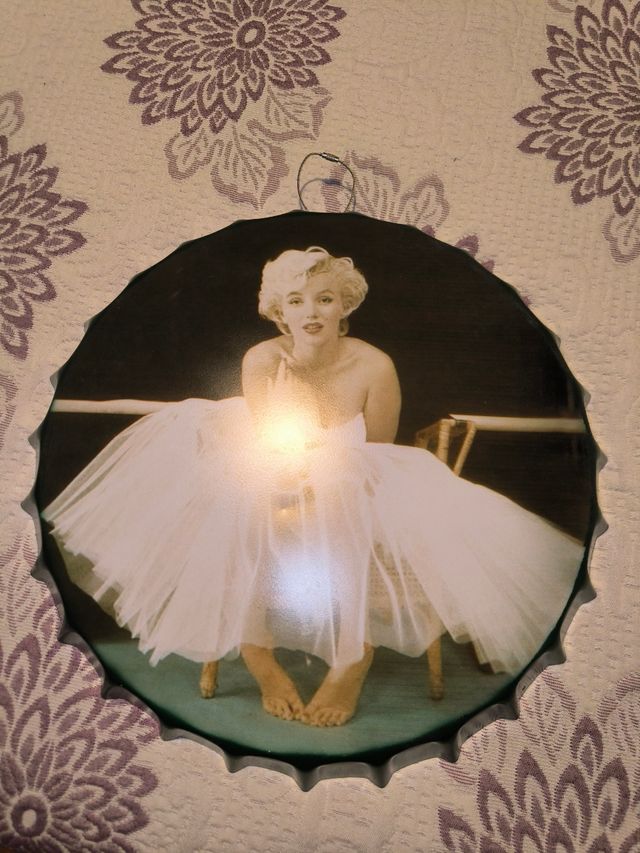 Chapa decoración Marilyn Monroe