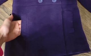 Cappotto invernale viola da bambina