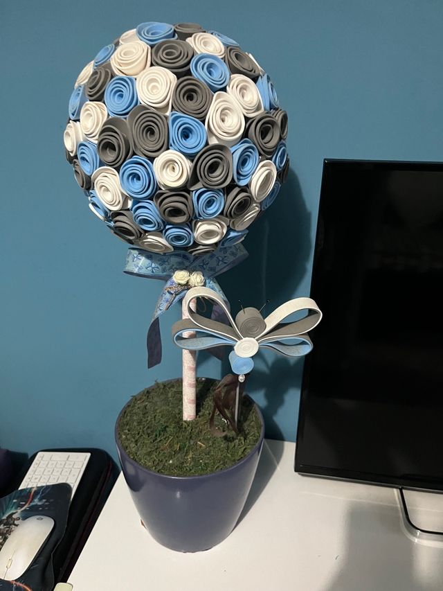 Topiario hecho a mano decoracion