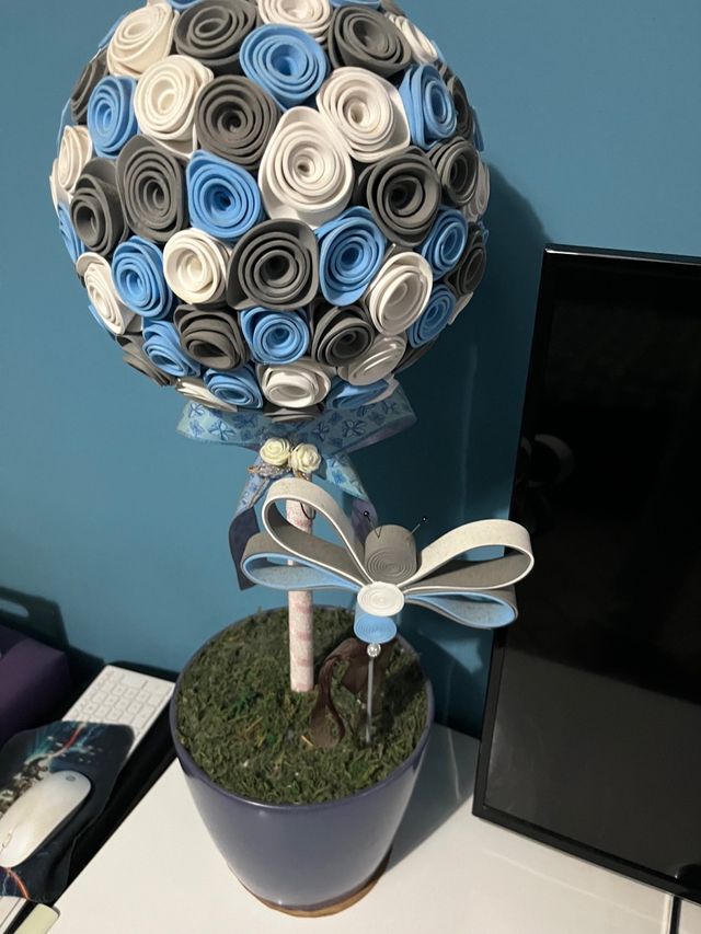 Topiario hecho a mano decoracion