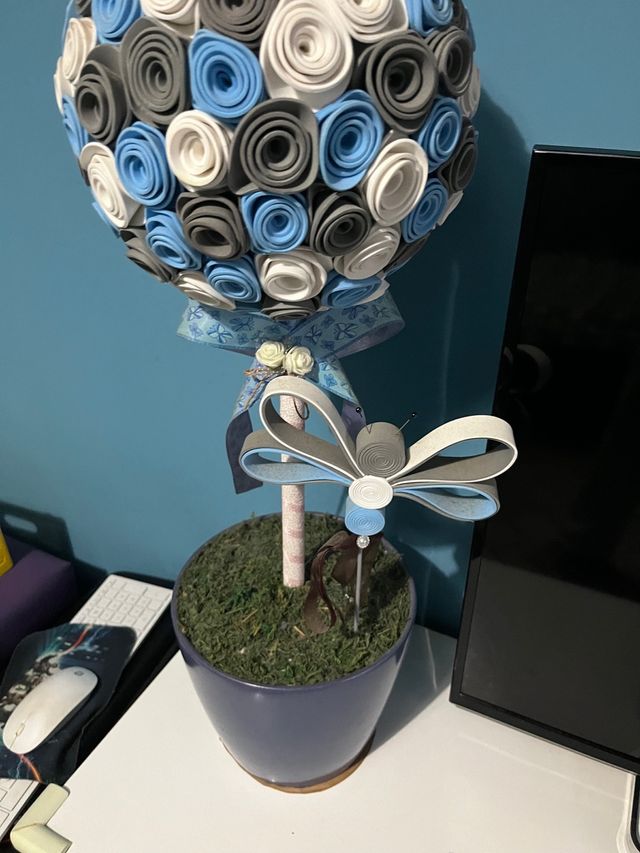 Topiario hecho a mano decoracion